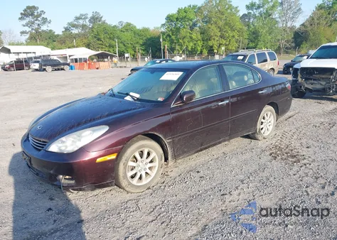 2004 Lexus Es 330 z USA, uszkodzony, nr VIN JTHBA30G345032839
